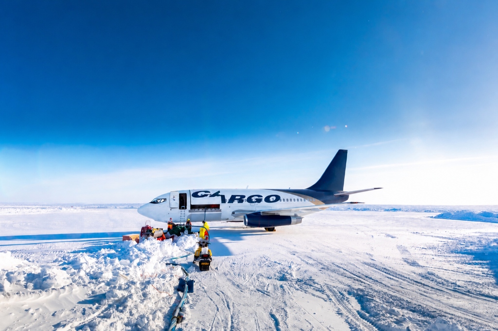 [Replace: Cirrus-owned photo of cargo aircraft on remote mine airstrip]